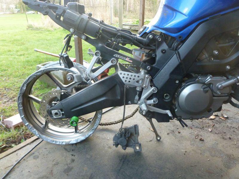 07 ZX6R swingarm swap Page 3 Suzuki SV650 Riders Forum